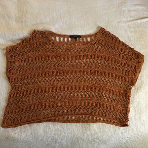 Forever 21 orange knitted top